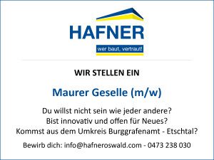 2015 11 Geselle - Hafner Bau | Baufirma | Meran | Schlüsselfertig | Bauunternehmen